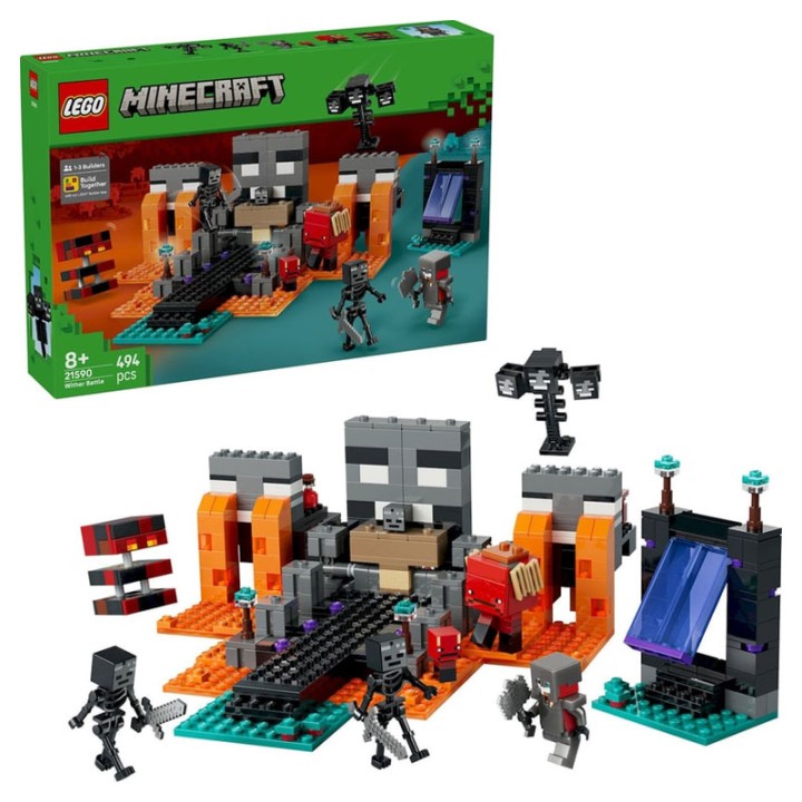 LEGO Minecraft 21590 Wither Battle - Building Set - Transport Minecraft® players to endless pretend play possibilities with the Wither Battle (21590)... - 494 Pieces