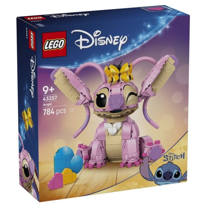 LEGO 43257 Stitch Disney Angel - Building Set - Thrill Lilo & Stitch fans and kids aged 9 and up with this detailed Angel (43257) LEGO® ? Disney ... - 784 Pieces