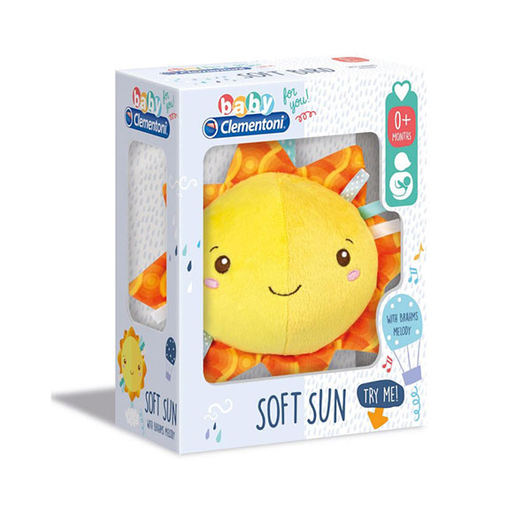 AS Company Clementoni Infant musical Fluffy hangiung sun 1000-17270 - Baby Toy