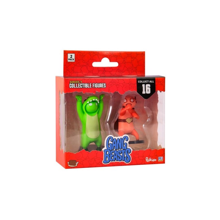 P.M.I. Gang Beasts Collectible Figures - Action Figure - 2 Pack (S1) (Random) (Gb2015)
