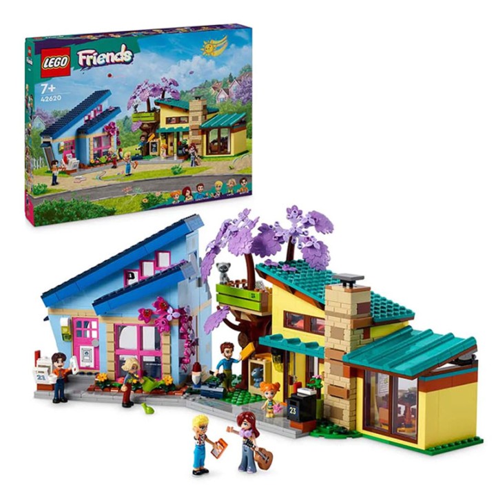 LEGO Friends 42620 Olly And Paisley'S Family Houses - Building Set - Creative play is so much fun with this LEGO® Friends Olly and Paisley's Family Houses (42620) toy...