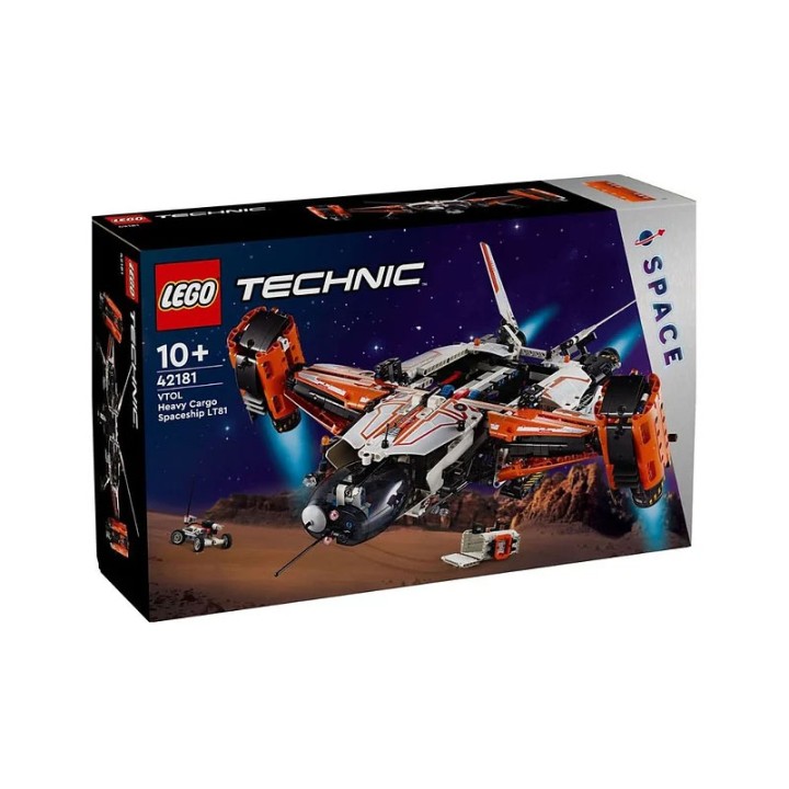 LEGO 42181 Vtol Heavy Cargo Spaceship Lt81 - Building Set - Space enthusiasts can enjoy a build to remember with the LEGO® Technic™ VTOL Heavy Cargo Spaceshi... - 365 Pieces