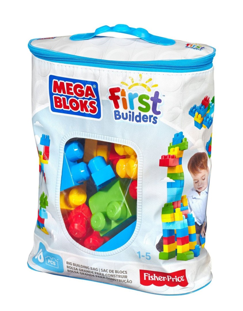 Mega Bloks MEGA BLOKS - Building Set - TOYVLAKIA - Bag 60 TMCh DCH55 - Product Description Build and stack for limitless fun with the award-winning First Builders Big B... - 60 Pieces