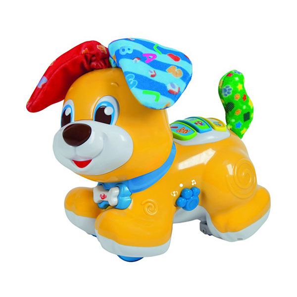 AS Company Clementoni Infant Toy Puppy Koy-Koy Tza (Speaks Greek) 1000-63611 - Baby Toy