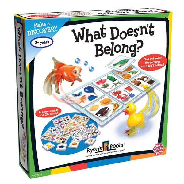 Small World Creative What Doesn’t Belong CRE2121 - Science and Education Toy - Find and match the pictures that don’t belong