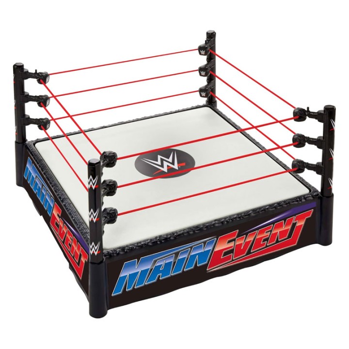 Mattel Wwe Superstar Ring with Labels for Main Event Jdj20 - Action Figure - Bring the WWE action home