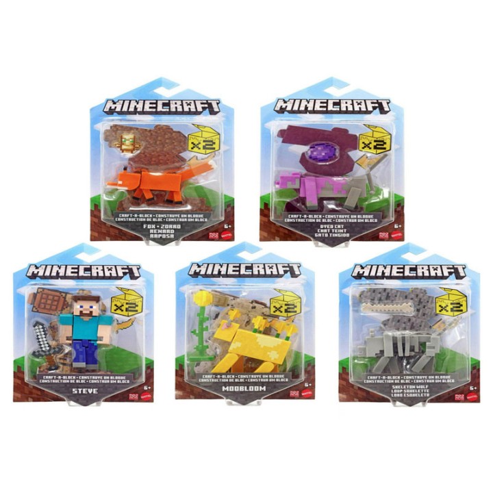 Mattel MINECRAFT Figures 8EK GTP08 - Figure Playset