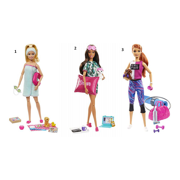 Barbie WELLNESS - Doll Figure - IMERA OMORFIAS (3 Styles) GKH73