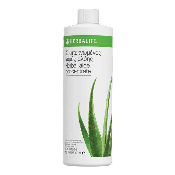 Herbalife Herbal Aloe Concentrate Drink liquid supplement to support digestive health and hydration in classic flavor 473ml