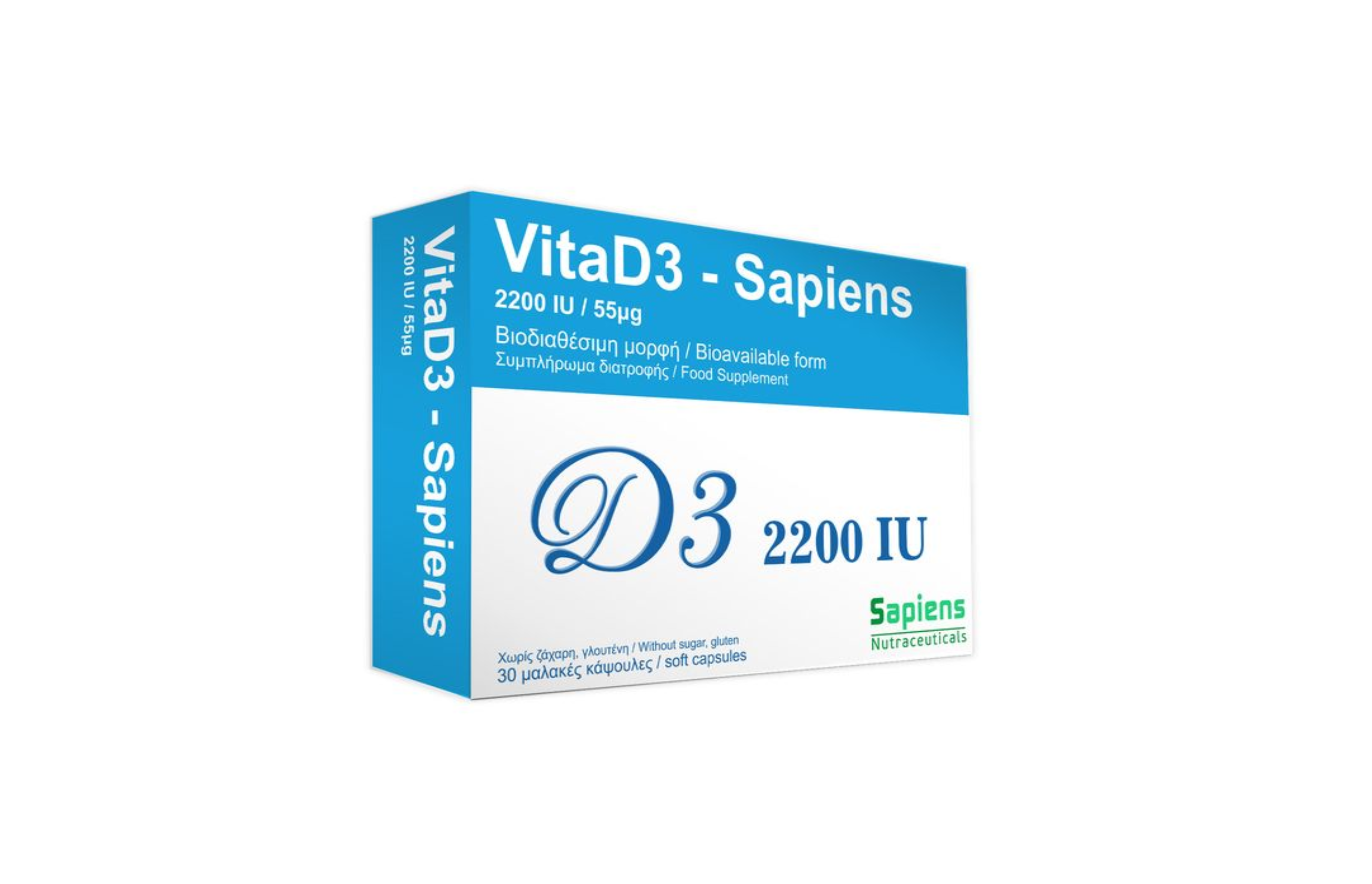 Sapiens D3 2200iu 30soft caps