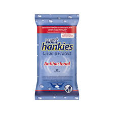Hankies Antibacterial Classic Scent Wipes