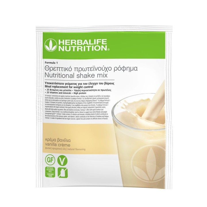 Herbalife Nutrition Formula 1 Nutritional Protein Shake Mix in Vanilla Crème flavor