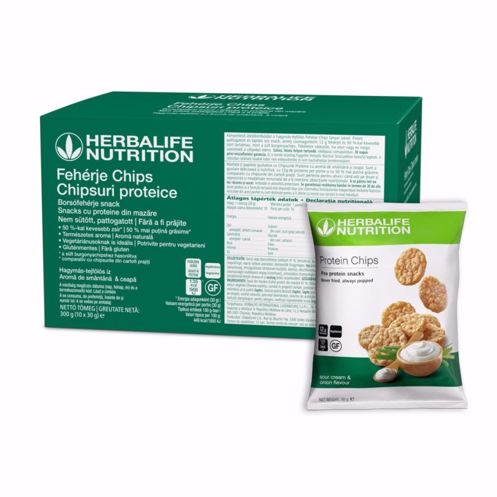 Protein Chips – Sour Cream and Onion (10 servings per box)