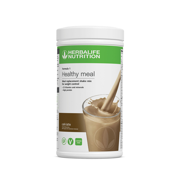 Herbalife Nutrition Protein Formula 1 Café Latte Healthy Meal Nutritional Shake Mix 550gr
