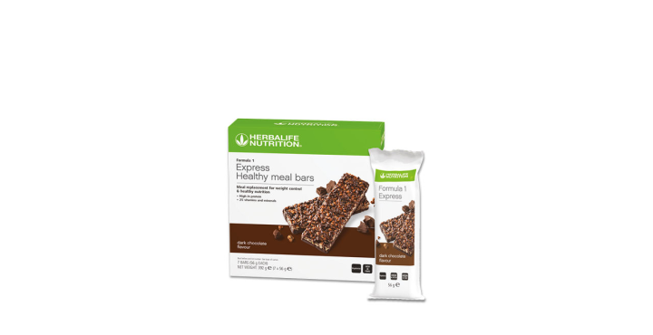 Herbalife Express Meal Bars Chocolate flavour 7 bars per box 392gr
