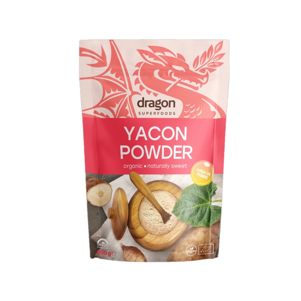Organic Yacon Powder, 200 g, Dragon Superfoods