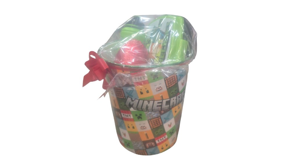 Minefraft Easter Gift Set – Kids Bundle with Bin, Bottle, Lunch Box & Chocolate Egg