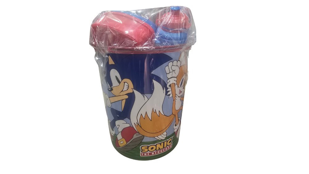 Sonic Easter Gift Set – Kids Bundle with Bin, Bottle, Lunch Box & Chocolate Egg
