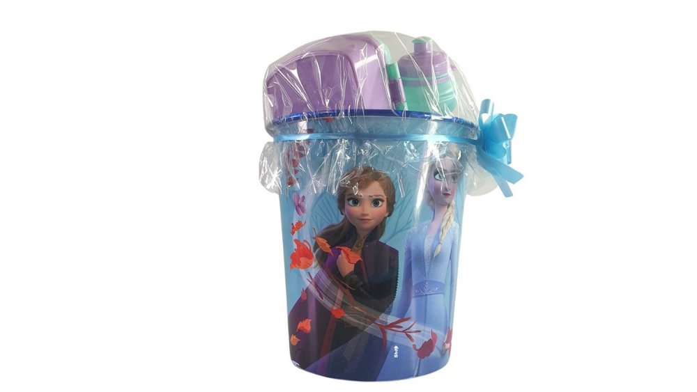 Frozen Easter Gift Set – Kids Bundle with Bin, Bottle, Lunch Box & Chocolate Egg