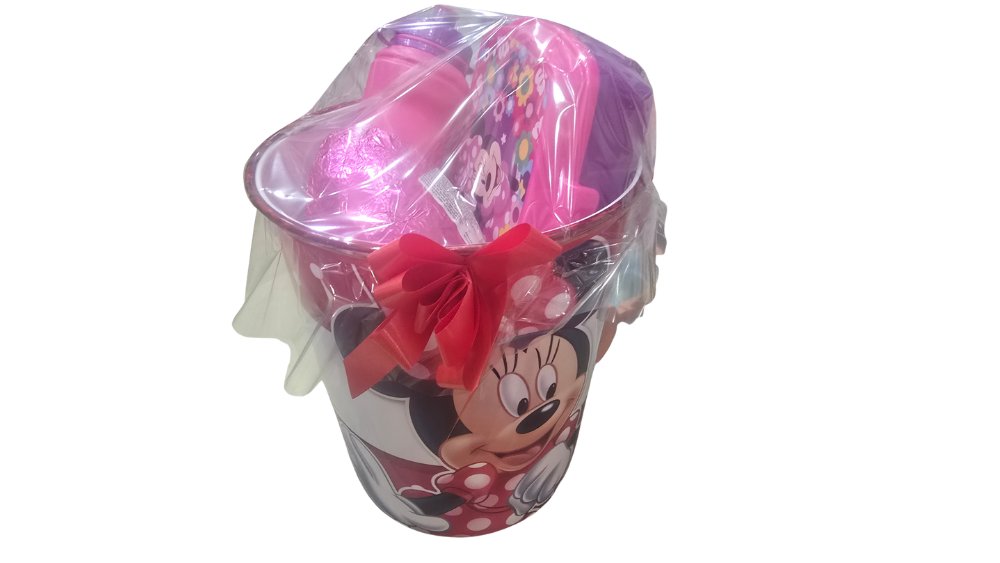 Minnie Easter Gift Set – Kids Bundle with Bin, Bottle, Lunch Box & Chocolate Egg
