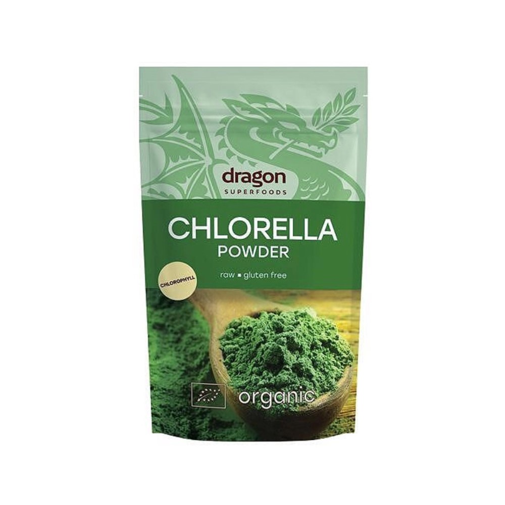 Organic Chlorella Powder, 400 g, Dragon Superfoods