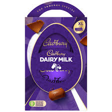 CADBURY DAIRY MILK EASTER EGG XL EGG+2 BARS  242G
