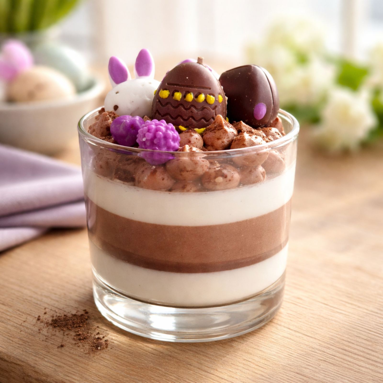 EASTER CANDLE DARK CHOCOLATE & BERRIES