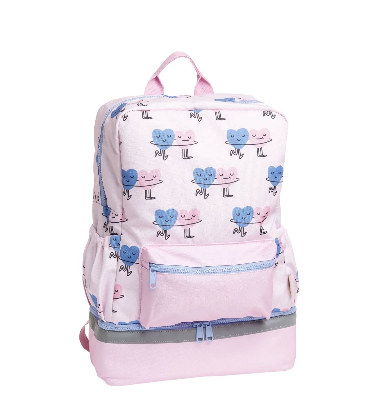 A4 Kids Backpack Dancing Hearts