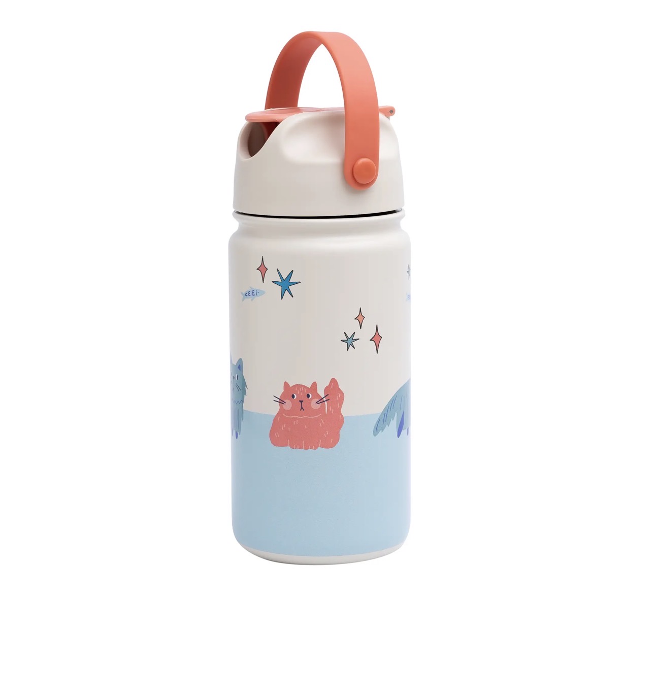 Insulated Stainless Steel Bottle Meowtiful Cats 420ml