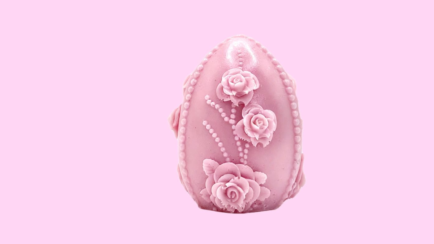 3D HANDMADE PINK EASTER EGG. Cod. 2