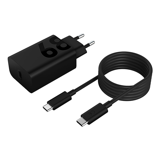 Lenovo 68W USB-C Adapter with Cable – Black