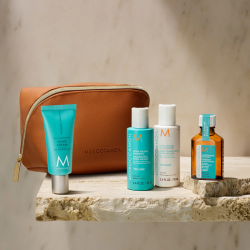 Moroccanoil Volume Discovery Set Travel Kit (Shampoo 70ml, Conditioner 70ml, Treatment Light 25ml, Hand Cream 40ml)