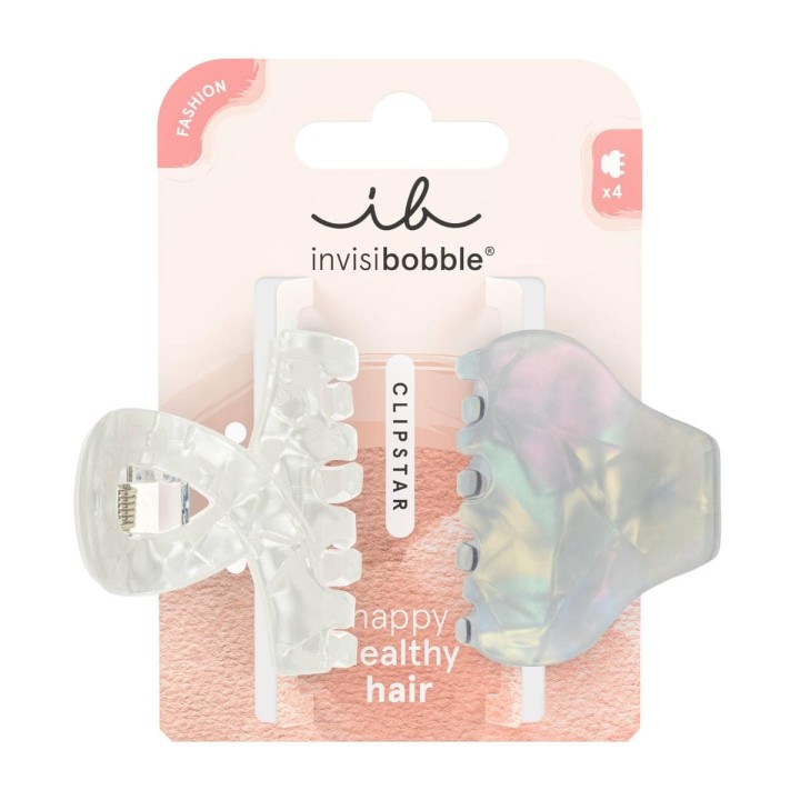 Invisibobble Clipstar Pearly Frost-Clips, 2pcs