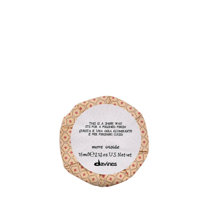 Davines More Inside Straight & Shine This Is A Shine Wax 75ml