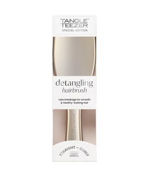 Tangle Teezer The Ultimate Detangler Chrome Champagne Gold-Hair Brush in Gold Metallic Color, 1pc