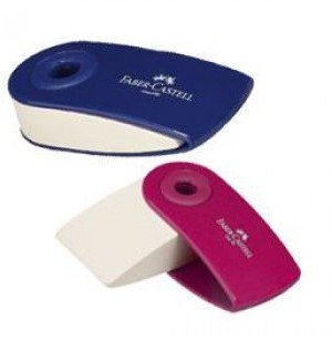Faber-Castell Γόμα Sleeve Eraser Mini Φούξια/Μπλε ...