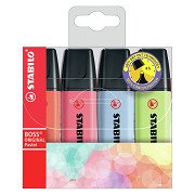 STABILO  Pastel Highlighters 4 Pack