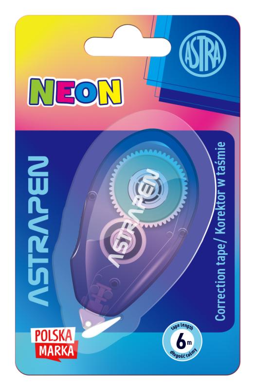 CORRECTION TAPE ASTRA NEON LINE (6M)