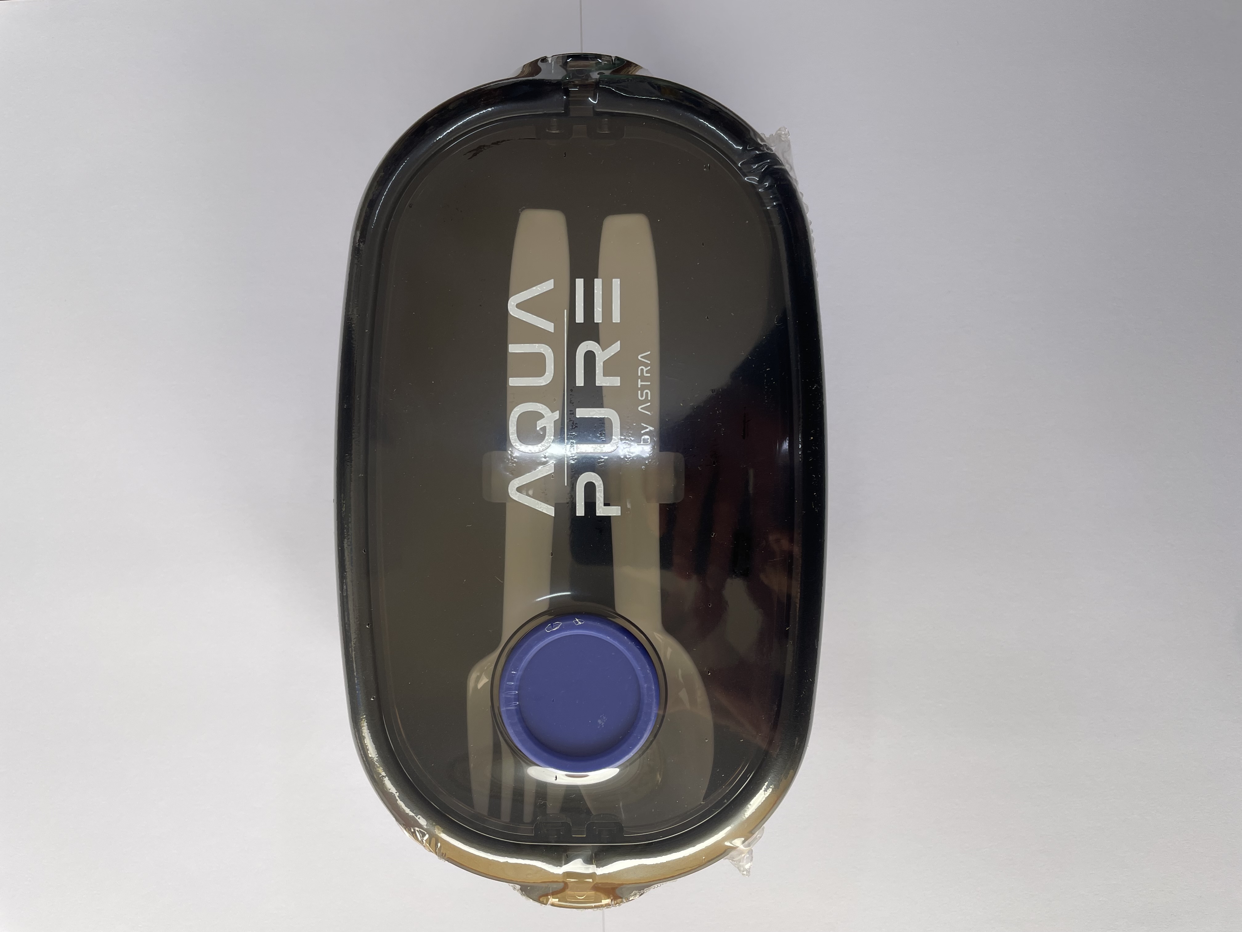 LUNCH BOX AQUA PURE WITH CUTLERY BLUE/BLACK 511025028