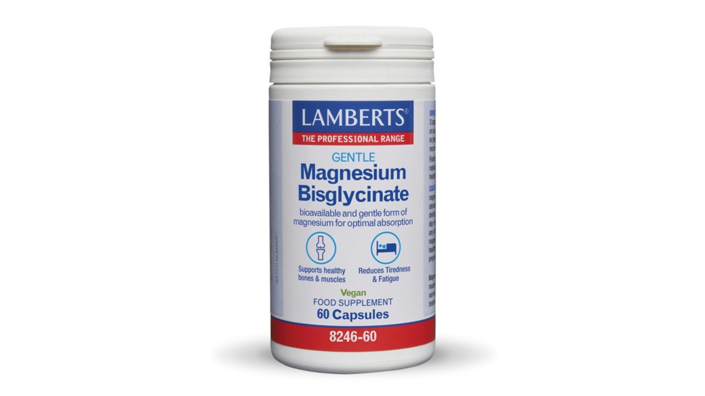 Lamberts Magnesium Bisglycinate 60 Capsules
