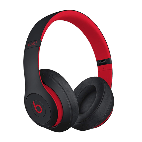 Beats Studio 3 Wireless Bluetooth Headphones (Over Ear) Defiant Black/Red