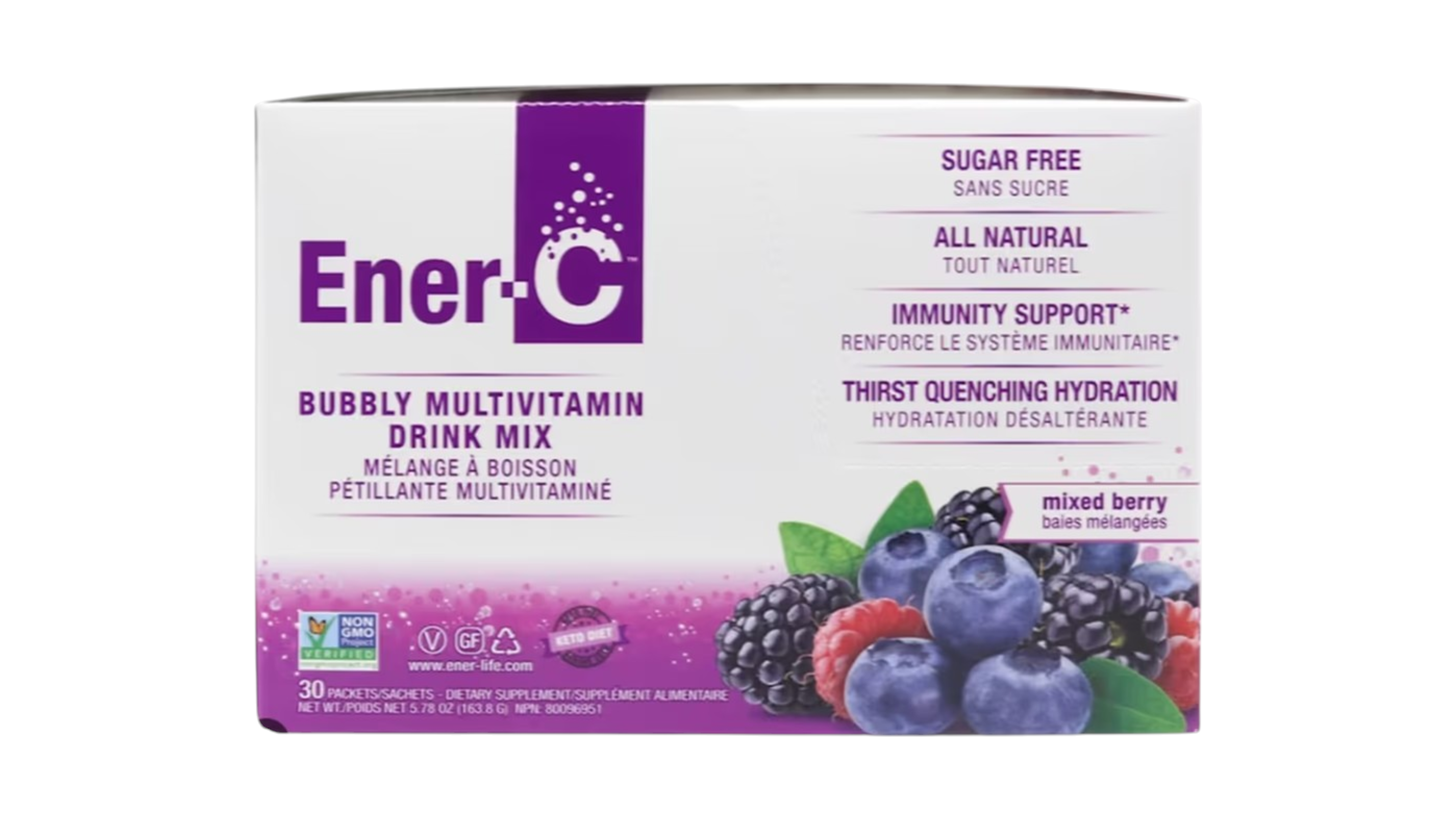ENER-C SUGAR FREE MIXED BERRY 30 SACHETS
