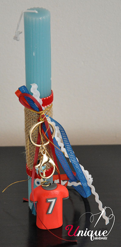 Team Jersey Brelock Easter Candle Lampada