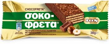 Chocofreta Hazelnuts Wafer Ion 38gr