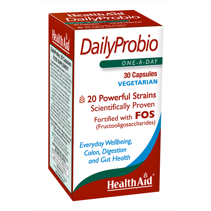 Health Aid Daily Probio For Optimum Gut Health 30 Capsules