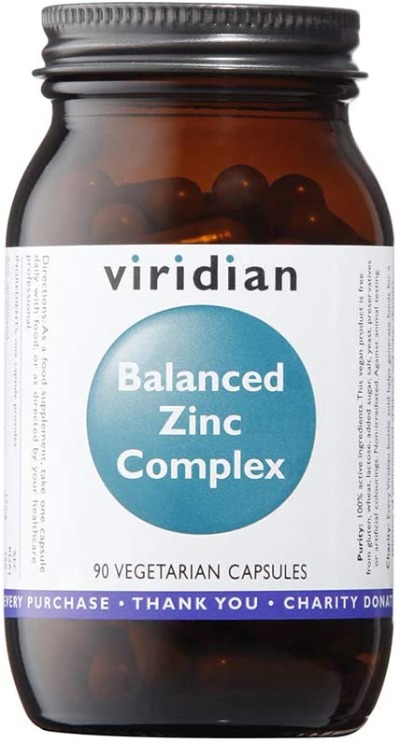 Viridian Balanced Zinc Complex 30 Vegetarian Capsules