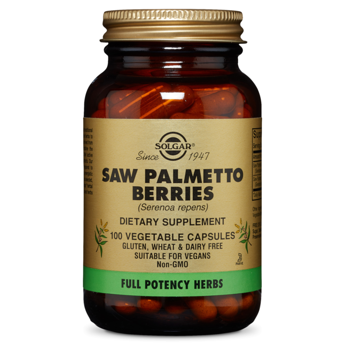 Solgar Saw Palmetto Berries For Normal Function Of Prostate 100 Capsules