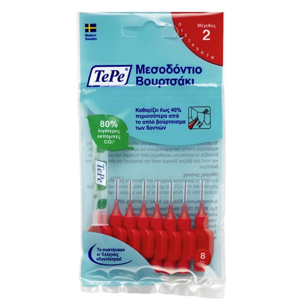 Tepe Interd. Brushes 0.5Mm Red