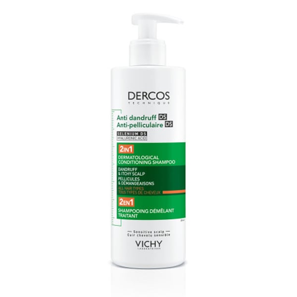 Vichy Dercos Anti-Dandruff Ds 2In1 Shampoo & Conditioner Against Dryness Dandruff & Itching 390ml