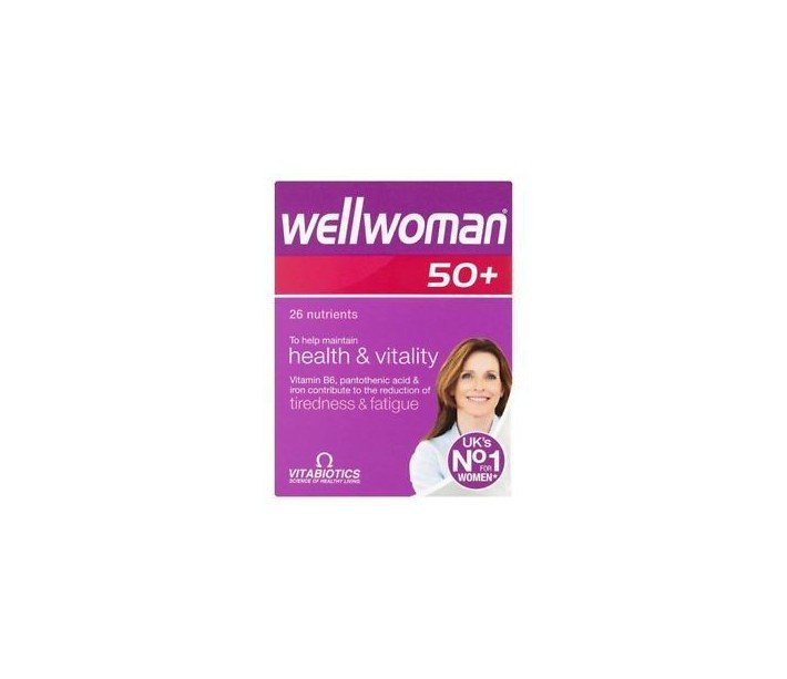Vitabiotics Wellwoman 50+ Health & Vitality 30 Tablets